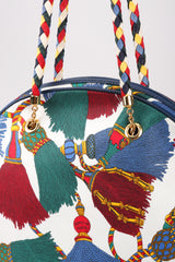 Recess Los Angeles Vintage Bottega Veneta Tassel Print Round Tassel Bag