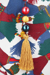 Recess Los Angeles Vintage Bottega Veneta Tassel Print Round Tassel Bag