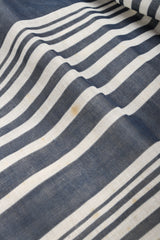 Recess Los Angeles Vintage Geoffrey Beene Sheer Striped Balloon Sleeve Dress