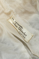 Vintage Bullocks Wilshire Intertwined Origami Dress original Ann Fleischer tag @ Recess LA