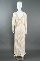 Vintage Bullocks Wilshire Intertwined Origami Dress mannequin back @ Recess LA