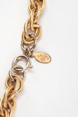 Recess Los Angeles Vintage Cadoro Double Happiness Chinese Wedding Marriage Pendant Plate Necklace