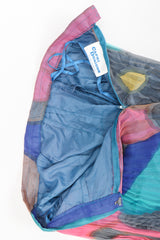 Recess Los Angeles Vintage Capri Designs Pleated Chiffon Palazzo Pant