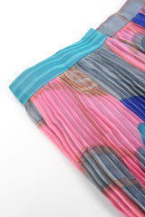 Recess Los Angeles Vintage Capri Designs Pleated Chiffon Palazzo Pant