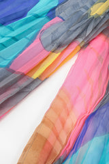 Recess Los Angeles Vintage Capri Designs Pleated Chiffon Palazzo Pant