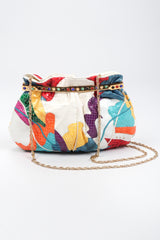 Recess Los Angeles Vintage Carlo Fiori Rainbow Collage Patchwork Snake Pouch Bag