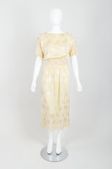Vintage Carol Peretz Floral Charmeuse Dress Front at Recess