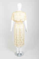 Vintage Carol Peretz Floral Charmeuse Dress Back at Recess