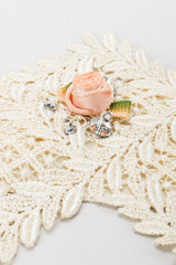 Vintage Carol Peretz Floral Charmeuse Dress Rose at Recess