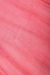 Vintage Carole Lee Red Flutter Halter Dance Dress wear to chiffon