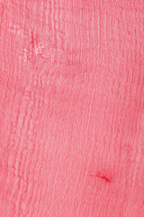 Vintage Carole Lee Red Flutter Halter Dance Dress wear and snag to chiffon