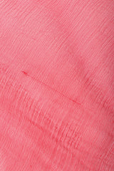 Vintage Carole Lee Red Flutter Halter Dance Dress run in chiffon