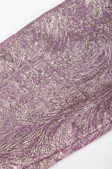 Recess Los Angeles Vintage Carolyne Roehm Old Hollywood Golden Brocade Dress