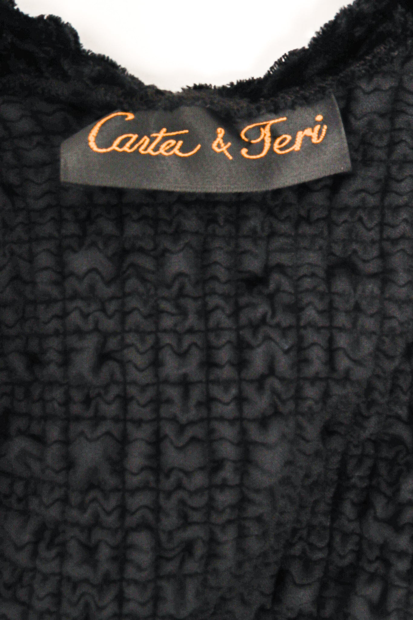 Carter Smith Hand Dyed Silk Velvet Burnout Cocoon Duster Label at Recess LA