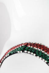 Oleg Cassini Black Tie Sequined Beaded Fringe Alphabet Cocktail Dress