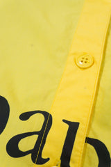 Jean-Charles de Castelbajac French Text Colorblock Shirt Dress