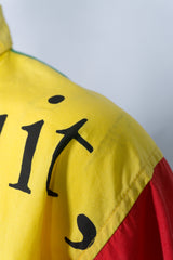 Jean-Charles de Castelbajac French Text Colorblock Shirt Dress