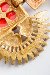 Vintage Castlecliff Larry Vrba Mayan Revival signature cartouche stamp