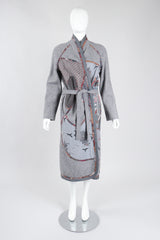 Recess Los Angeles Vintage Catherine Carr Quilted Patchwork Felt Robe Duster Jacket