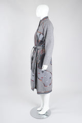 Recess Los Angeles Vintage Catherine Carr Quilted Patchwork Felt Robe Duster Jacket