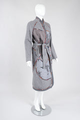 Recess Los Angeles Vintage Catherine Carr Quilted Patchwork Felt Robe Duster Jacket