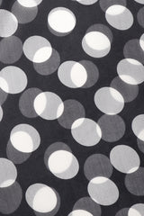 Recess Los Angeles Designer Consignment Vintage Celine Sheer Silk Organza Polka Dot Swing Trapeze Shirt