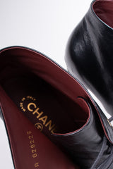 Chanel Lace-Up Platform Steampunk Ankle Boots