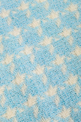 Recess Los Angeles Vintage Chanel Baby Blue Checkered Knit Vest