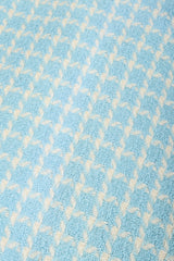 Recess Los Angeles Vintage Chanel Baby Blue Checkered Knit Vest