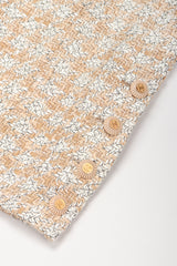 Recess Designer Consignment Vintage Chanel Raffia Tweed Jacket & Skirt Suit Set Los Angeles Resale