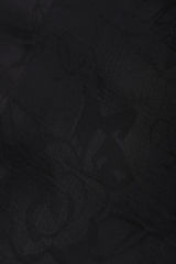 Recess Los Angeles Vintage Chanel Black Cotton Jacket Classic Silk Lining