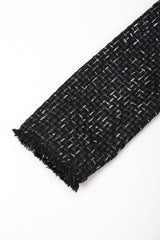 Recess Los Angeles Vintage Chanel Woven Logo Ribbon Peacoat Jacket