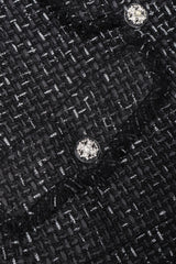 Recess Los Angeles Vintage Chanel Woven Logo Ribbon Peacoat Jacket