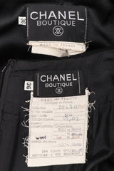 Recess Los Angeles Vintage Chanel Contrast Jacket & Pleated Skirt Set