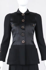 Recess Los Angeles Vintage Chanel Contrast Jacket & Pleated Skirt Set