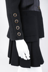 Recess Los Angeles Vintage Chanel Contrast Jacket & Pleated Skirt Set