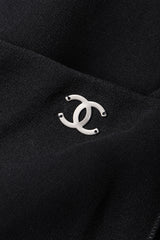 Recess Los Angeles Vintage Chanel Asymmetrical Tiered Chiffon Skirt