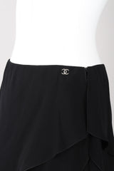 Recess Los Angeles Vintage Chanel Asymmetrical Tiered Chiffon Skirt