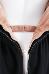 Recess Los Angeles Vintage Chanel Numbered Halter Corset Camellia Cocktail Dress LBD