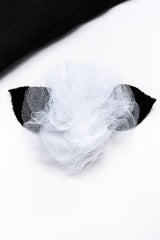 Recess Los Angeles Vintage Chanel Numbered Halter Corset Camellia Cocktail Dress LBD