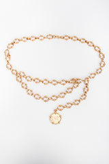 Vintage Chanel CC Medallion Ball Link Gold Chain Belt Recess Los Angeles LA