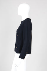 Recess Los Angeles Vintage Chanel Numbered Haute Couture Crepe Blouse