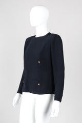 Recess Los Angeles Vintage Chanel Numbered Haute Couture Crepe Blouse