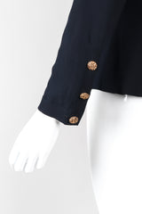 Recess Los Angeles Vintage Chanel Numbered Haute Couture Crepe Blouse