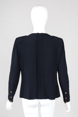 Recess Los Angeles Vintage Chanel Numbered Haute Couture Crepe Blouse