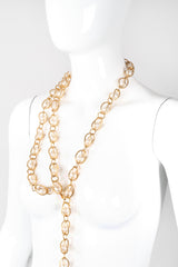 Recess Los Angeles Vintage Chanel Pearl Cage Chain Belt