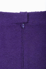 Vintage Chanel Bouclé Skirt back Tab detail