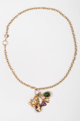 Recess Los Angeles Vintage Chanel Gripoix Teddy Bear Locket Snuff Charm Necklace