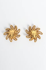 Vintage Chanel 1994A Sun CC Logo Earrings closed back @ Recess Los Angeles