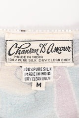 Recess Los Angeles Designer Consignment Vintage Chanson D'Amour Abstract Sequined Faces Dolman Tunic